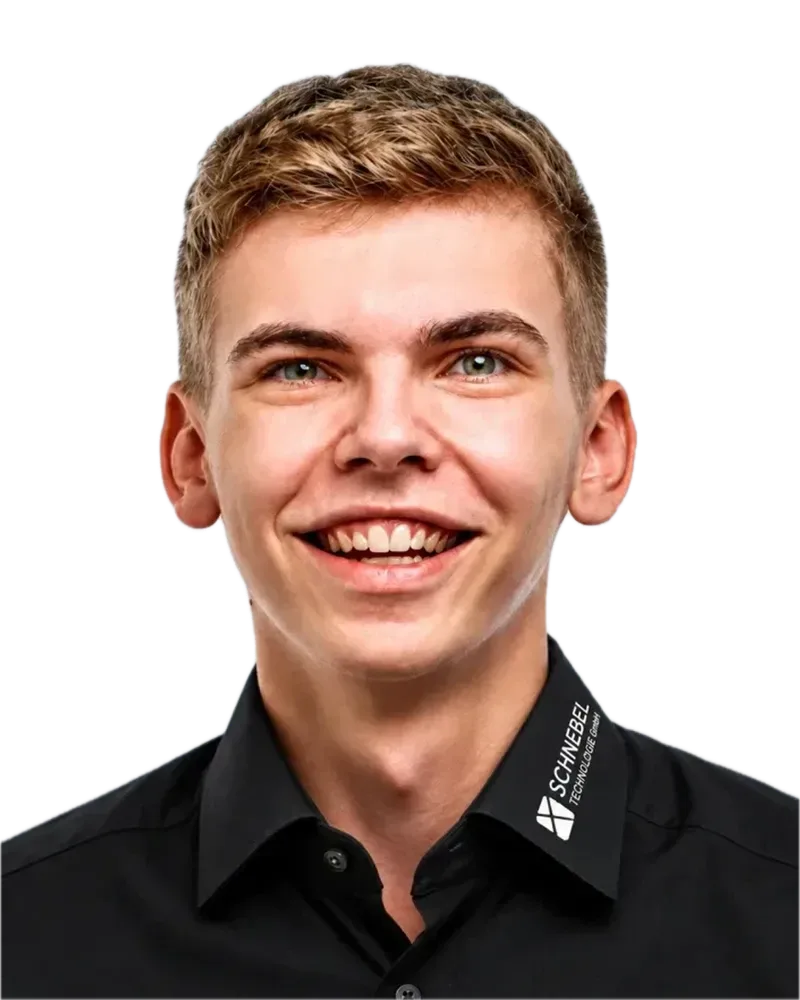 Luca Baumann, Entwickler, KI-Implementierung bei Schnebel Technologie